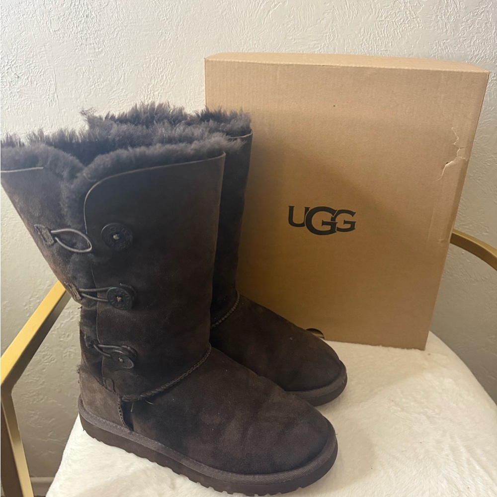 UGG Brown Shearling Boots